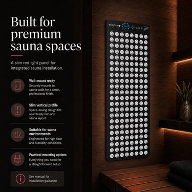 bodybud™ MEGA Sauna Red Light Panel-Red Light Therapy Panel-BodyBud™ Red Lights | bodybud UK