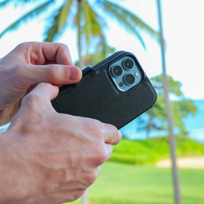 DefenderShield SlimFlip® iPhone 14 Series EMF Phone Case | bodybud UK