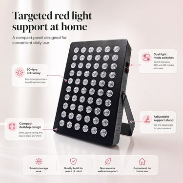 bodybud™ Desk NIR Red Light Therapy Panel - BodyBud™ Red Lights | bodybud UK
