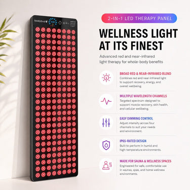 bodybud™ MEGA Sauna Red Light Panel-Red Light Therapy Panel-BodyBud™ Red Lights | bodybud UK