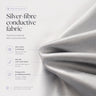 Groundology™ SoftSilver Grounding Bed Sheet - Groundology | bodybud UK