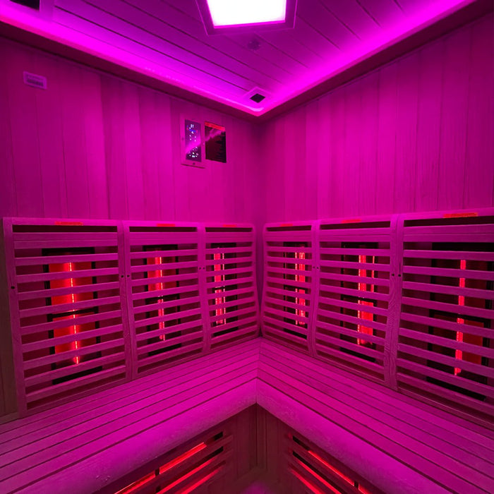 Insignia 2 Person Infrared Indoor Sauna KY007 1500 x 1500mm | bodybud UK