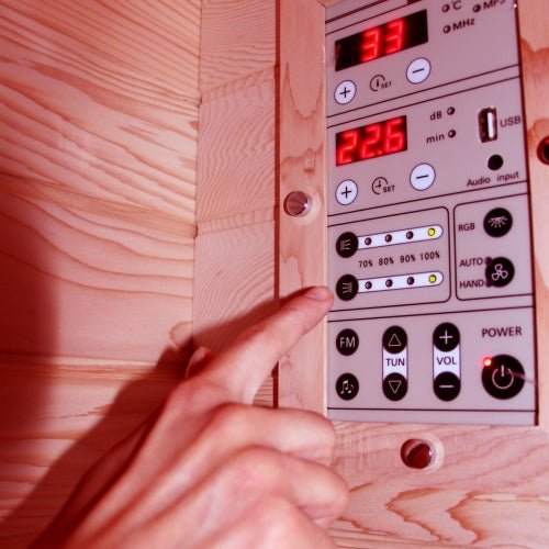 Insignia 2 Person Infrared Indoor Sauna KY009 1500 x 1000mm Indoor Infrared Sauna | bodybud UK