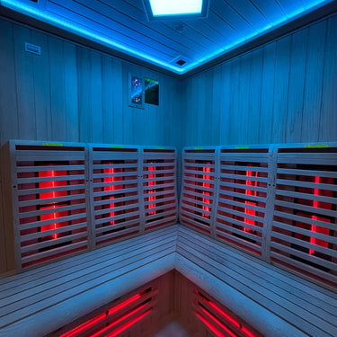 Insignia 2 Person Infrared Indoor Sauna KY006 1300 x 1300mm - Indoor Infrared Sauna - Insignia Saunas | bodybud UK
