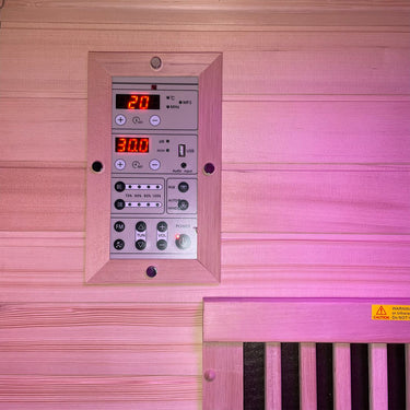 Insignia 2 Person Infrared Indoor Sauna KY005 1100 x 1000mm - Indoor Infrared Sauna - Insignia Saunas | bodybud UK