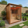 Insignia™ 4 Person Chromo Hybrid Garden Sauna Cabin - Garden Sauna - Insignia Saunas | bodybud UK