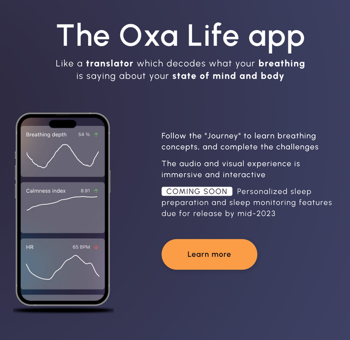 Oxa™ Smart Sensor Breathing Monitor Shirt Shirt with Sensors | bodybud UK