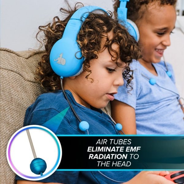 DefenderShield® EMF Protection Kids Air Tube Headphones | bodybud UK