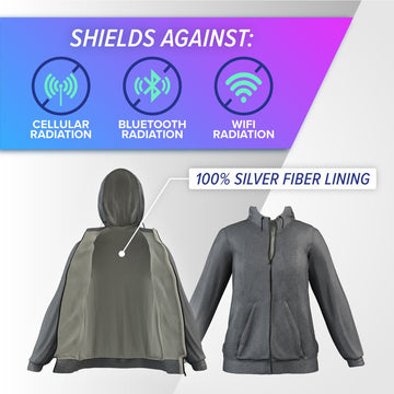 DefenderShield Unisex Anti-Radiation Hoodie