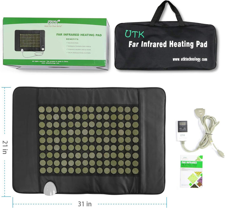 UTK Medium Jade Infrared Heating Pad | bodybud UK